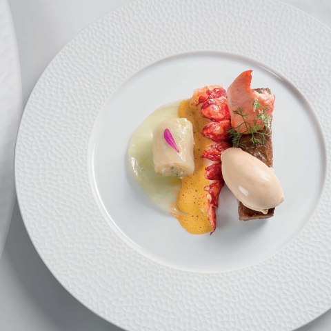 Talerz płytki Collection L Fragment Blanc, 240 mm Degrenne