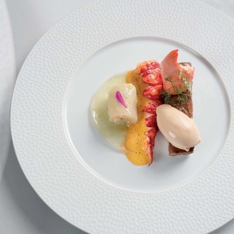 Talerz płytki Collection L Fragment Blanc, 280 mm Degrenne