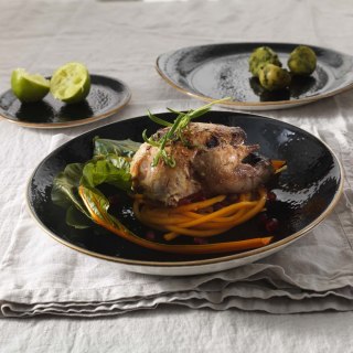 Talerz płytki Freestyle Craft Liquorice 250 mm Steelite