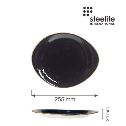 Talerz płytki Freestyle Craft Liquorice 250 mm Steelite