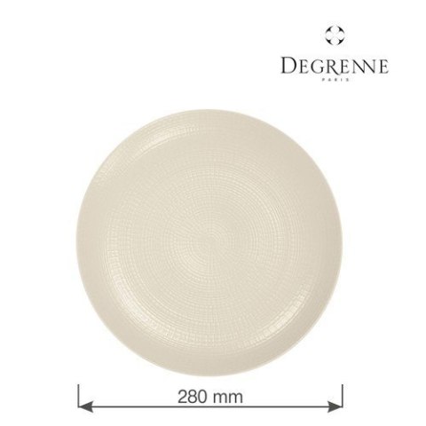 Talerz płytki Modulo Nature Kaolin, 280 mm Degrenne