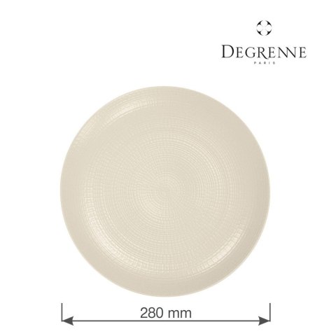Talerz płytki Modulo Nature Kaolin, 280 mm Degrenne