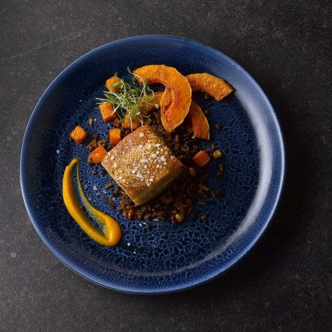 Talerz płytki Stonecast Plume Ultramarine 288 mm Churchill