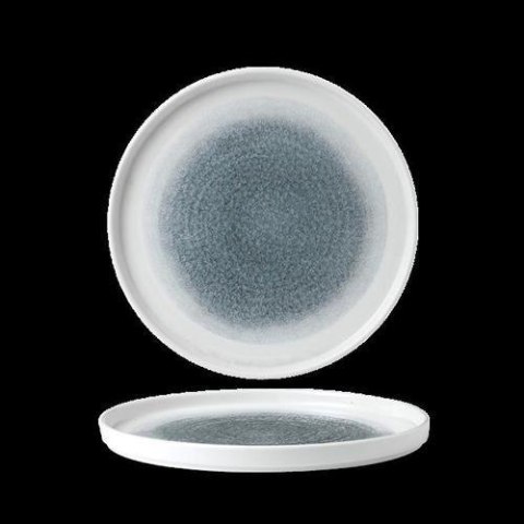 Talerz płytki z rantem Raku Topaz Blue 210 mm Churchill