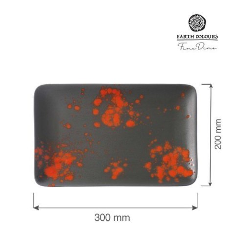 Talerz prostokątny Bloom 300x200 mm Fine Dine