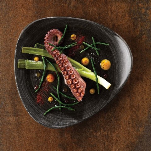 Talerz prostokątny Stonecast Patina Iron Black 298x153 mm Churchill