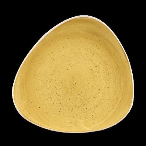 Talerz trójkątny Stonecast Mustard Seed Yellow 229mm Churchill