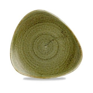 Talerz trójkątny Stonecast Plume Green 229 mm Churchill