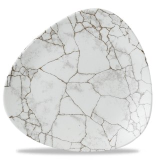 Talerz trójkątny Studio Prints Kintsugi Agate Grey 229 mm Churchill