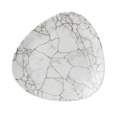 Talerz trójkątny Studio Prints Kintsugi Agate Grey 265 mm Churchill