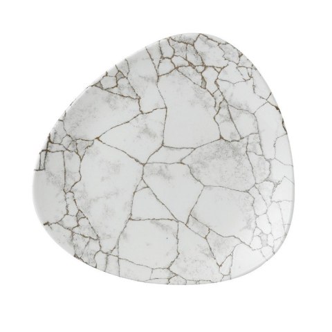 Talerz trójkątny Studio Prints Kintsugi Agate Grey 265 mm Churchill
