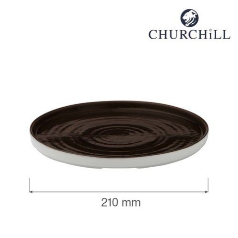 Talerz z wysokim rantem Patina Iron Black, 210mm Churchill