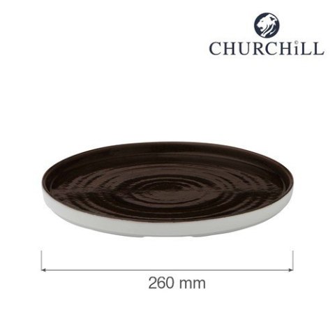 Talerz z wysokim rantem Patina Iron Black, 260mm Churchill