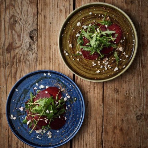 Talerz z wysokim rantem Plume Green, 210mm Churchill