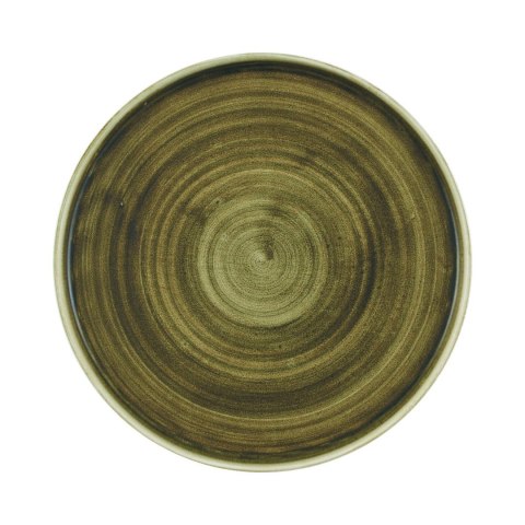 Talerz z wysokim rantem Plume Green, 260mm Churchill