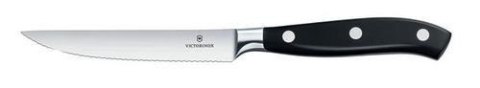 Victorinox Forged Grand Maitre Kuty nóż do steków, gładki, 12 cm, pudełko upominkowe Victorinox