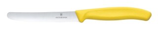 Victorinox Swiss Classic Nóż do pomidorów, zaokrąglony czubek, ząbkowany, 11 cm, żółty Victorinox