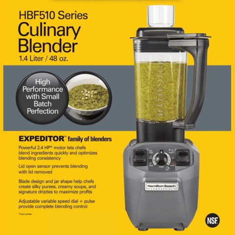 Blender Kuchenny Expeditor z Dzbankiem 1,4l Hamilton Beach Commercial | FINE DINE HBF510-CE