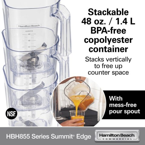 Blender Specjalistyczny Summit Edge Hamilton Beach Commercial | FINE DINE HBH855-CE