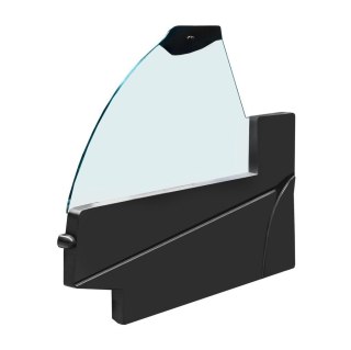 Bok regału Rosa E czarny prawy element boczny CHNT7