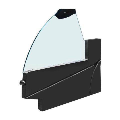 Bok regału Rosa E czarny prawy element boczny CHNT7