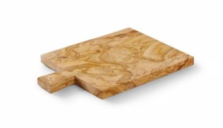 Deska do serwowania z drewna oliwnego HENDI 340x230x(H)22mm Prostokąt