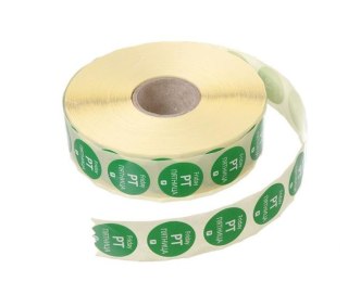 Etykiety Food Safety na każdy dzień tygodnia - jednorazowe, HENDI, Piątek, 2000 szt., ⌀19xmm