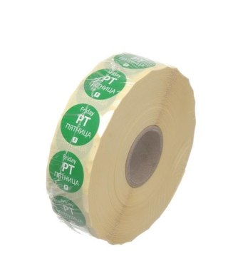 Etykiety Food Safety na każdy dzień tygodnia - jednorazowe, HENDI, Piątek, 2000 szt., ⌀19xmm