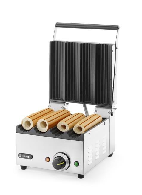 Grill kontaktowy Hot-Dog Panini 230V/1800W 385x285x254 Hendi 263594