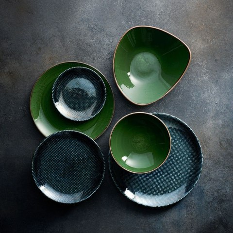 Miska Trójkątna Stonecast Sorrel Green 240mm | CHURCHILL SSRSTRB91