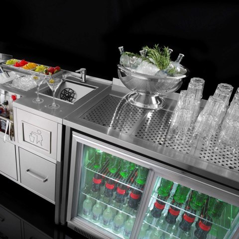 Narożny Stół Barowy Oxygen 650x650x900 | BARMATIC 200025