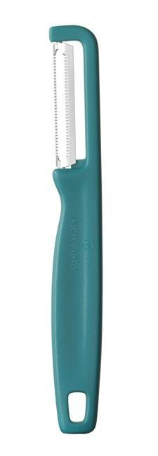 Obieraczka uniwersalna Iota z ząbkowanym ostrzem, Victorinox, zielony, (L)165mm