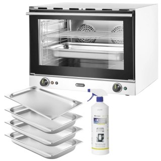 Piec Konwekcyjny z Nawilżaniem GN 1/1 + Pojemniki Hendi H100S 229873 (Zestaw M)