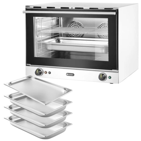 Piec Konwekcyjny z Nawilżaniem GN 1/1 + Pojemniki Hendi H100S 229873 (Zestaw S)
