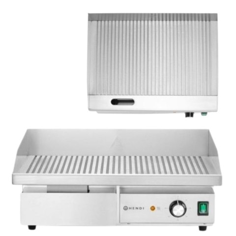 Płyta grillowa żebrowana ryflowana 230V/3000W Hendi Budget Line 154984