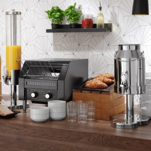 Toster Przelotowy Czarny 2200W 3 Tryby | FINE DINE 261323