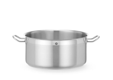 Garnek niski bez pokrywki HENDI Profi Line 12L ⌀320x150 mm Okrągły