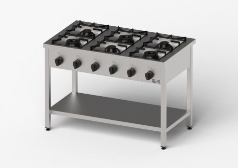 Kuchnia gazowa skręcana 1200x700x850 37.5 kW G30/37 mbar Gredil Stalgast 976623