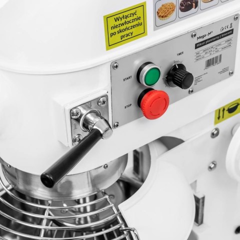 Mikser planetarny z timerem 30l mptHE 30.10.1500 profesjonalny MTP002479