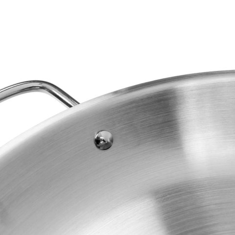 Patelnia ze stali nierdzewnej 36 cm duża MTP006195