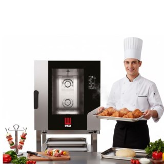 Piec Konwekcyjno-Parowy Millennial Black Mask Gastro 7x GN 1/1 400V 730x849x850 | EKA MKF711BM