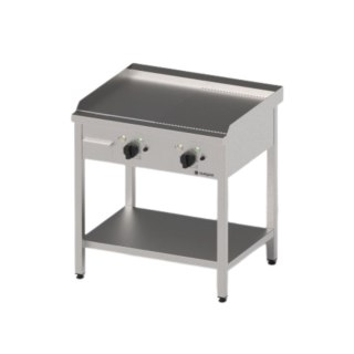 Płyta grillowa elektryczna gładko ryflowana 800x700x850 8.1 kW 400V Gredil Stalgast 977313
