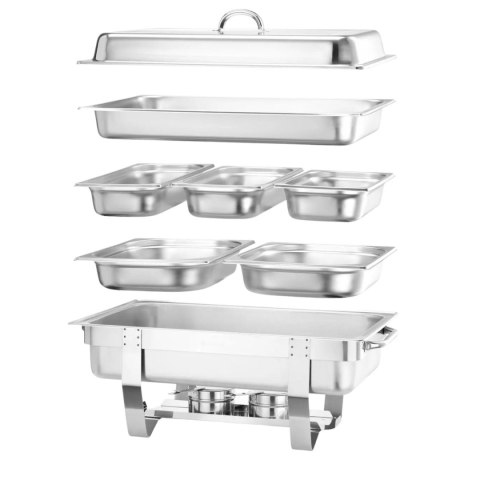 Podgrzewacz Na Pastę Fiora GN 1/1 Zestaw | HENDI 471050