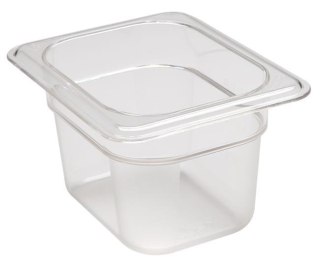Pojemnik GN 1/8 h-100 mm transparentny poliwęglan Camwear Cambro Hendi 84CW135