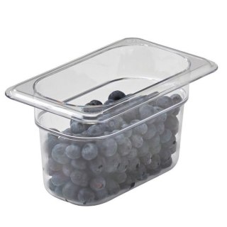 Pojemnik GN 1/9 h-100 mm transparentny poliwęglan Camwear Cambro Hendi 94CW135