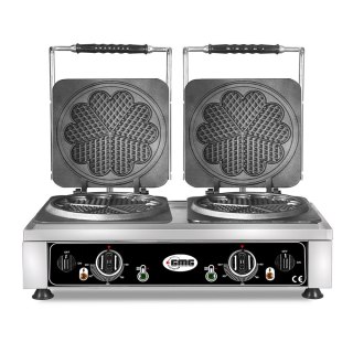 Profesjonalna Gofrownica Elektryczna Podwójna 2200W+2200W GMG KGW 21 L