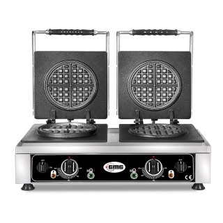 Profesjonalna Gofrownica Elektryczna Podwójna American 2200W+2200W GMG KGW-26