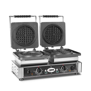 Profesjonalna Gofrownica Elektryczna Podwójna American 2200W+2200W GMG WE-26