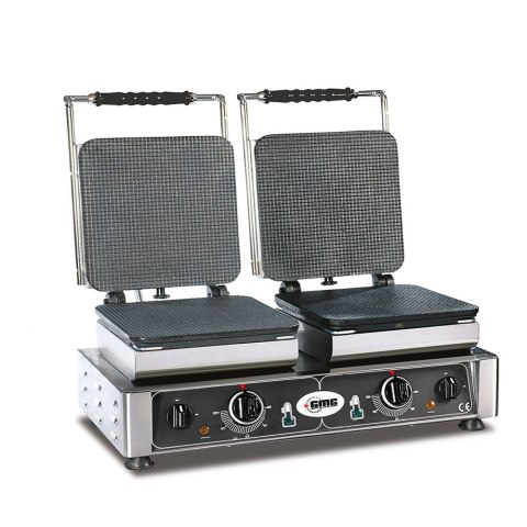 Profesjonalna Gofrownica Elektryczna Podwójna Gelato 2200W+2200W GMG WE-25
