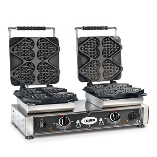 Profesjonalna Gofrownica Elektryczna Podwójna Ti amo 2200W+2200W GMG WE-24